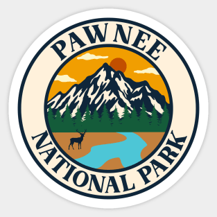 Pawnee National park Sticker